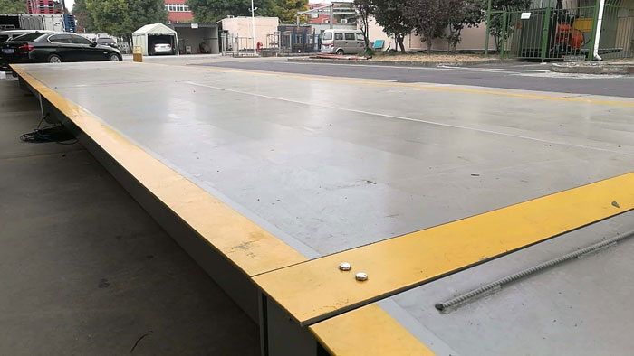 12月1日灃西新城建造工程項(xiàng)目向上海地磅廠家采購80噸地磅秤