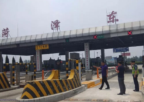 菏澤信息監(jiān)控中心巡檢夏季地磅更新改造進(jìn)度