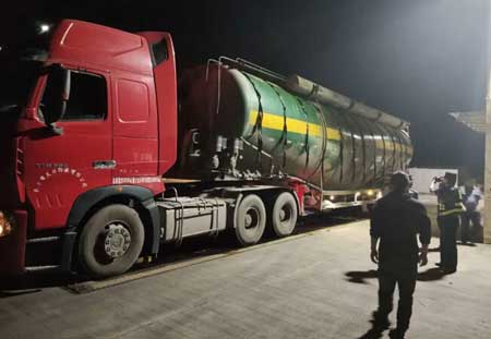 臺(tái)州黃巖區(qū)開展治超行動(dòng) 地磅查獲4輛"百噸王"